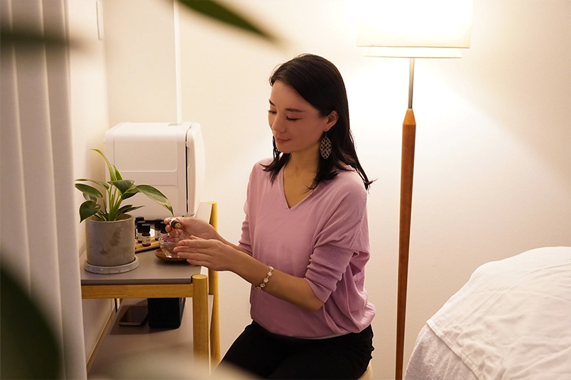 オーナーの施術風景